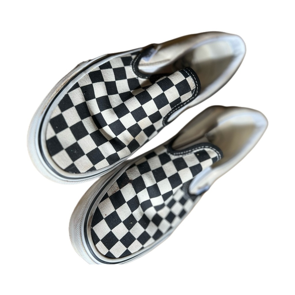 Unisex Vans Classic Slip-On Checkerboard Shoe 8.0W/6.5M